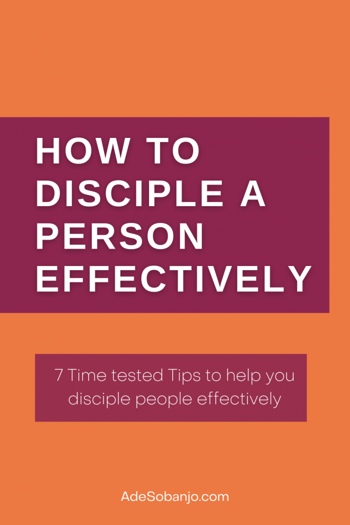 Really practical steps that you can use to disciple anyone. That is, help someone move from a new believer to a matured believer.